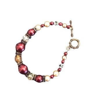 Handmade Glass Beaded Bracelet